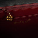 Chanel Maxi CC Classic Single Flap Maxi Logo Bag Black Quilted Lambskin 24K Gold-Plated Hardware
