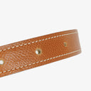 Hermes 19 mm Box Togo Yellow Gold H Belt