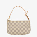 Louis Vuitton Pochette Accessoires Damier Azur Canvas Clutch Handbag