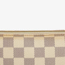 Louis Vuitton Pochette Accessoires Damier Azur Canvas Clutch Handbag