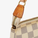 Louis Vuitton Pochette Accessoires Damier Azur Canvas Clutch Handbag