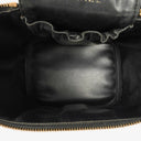 Chanel Black Caviar Leather Vanity Case