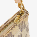 Louis Vuitton Pochette Accessoires Damier Azur Canvas Clutch Handbag