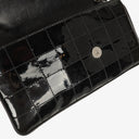 Chanel East West Chocolate Bar CC Patent Leather Shouder Bag Silver-Tone Hardware