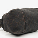 Gucci Brown GG Monogram Canvas and Leather Handbag