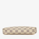 Louis Vuitton Pochette Accessoires Damier Azur Canvas Clutch Handbag