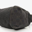 Gucci Brown GG Monogram Canvas and Leather Handbag