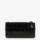 Chanel East West Chocolate Bar CC Patent Leather Shouder Bag Silver-Tone Hardware