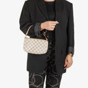 Louis Vuitton Pochette Accessoires Damier Azur Canvas Clutch Handbag
