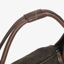 Gucci Brown GG Monogram Canvas and Leather Handbag