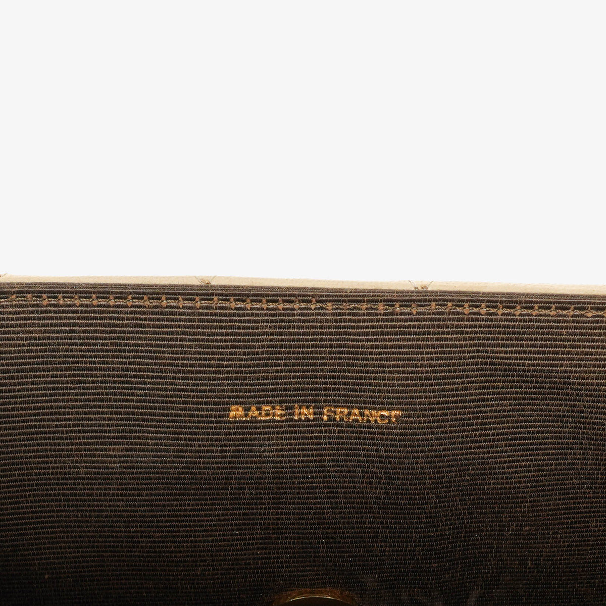 Chanel Classic Half Moon Double Flap Bag In Beige Quilted Lambskin And 24K Gold-Plated Hardware