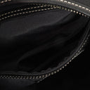 Coach Black Signature Canvas Buckle Bag