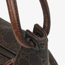 Gucci Brown GG Monogram Canvas and Leather Handbag