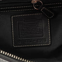 Coach Black Signature Canvas Buckle Bag
