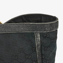 Gucc Monogram GG Canvas Black Abbey Tote Bag