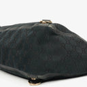 Gucc Monogram GG Canvas Black Abbey Tote Bag