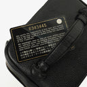 Chanel Black Caviar Leather Vanity Case