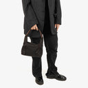 Gucci Brown GG Monogram Canvas and Leather Handbag