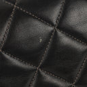 Chanel Maxi CC Classic Single Flap Maxi Logo Bag Black Quilted Lambskin 24K Gold-Plated Hardware