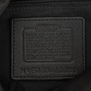 Coach Black Leather Signature Hobo Bag