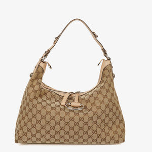 Gucci GG Canvas Icon Bit Hobo Bag