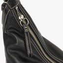 Coach Black Leather Signature Hobo Bag