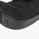 Coach Black Signature Canvas Buckle Bag