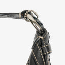 Coach Black Leather Signature Hobo Bag