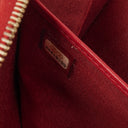 Chanel Double Stitch Tassel Red Leather Zip-Around Long Wallet