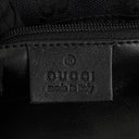 Gucci Black GG Canvas And Leather Jackie Hobo Bag