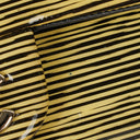 Chanel Timeless Classic Double Flap Bag Stripe Patent Leather And Silver-tone Hardware