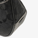 Coach Black Signature Canvas Buckle Bag