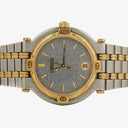 Gucci 9000 Round Stainless Steel Case With Gold-Tone Accents Watch