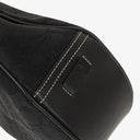 Coach Black Signature Canvas Buckle Bag
