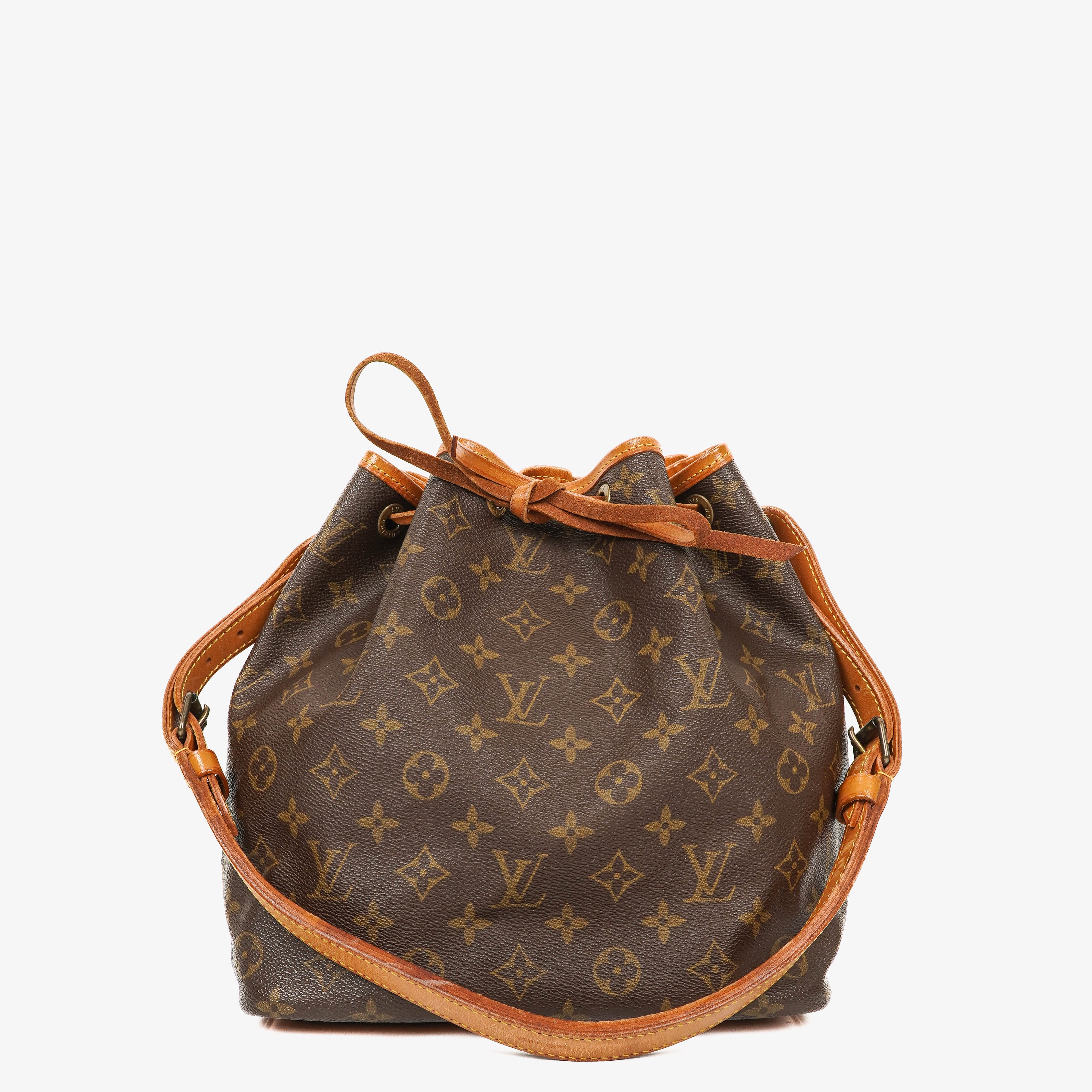 Louis Vuitton Petit Noe Monogram Canvas Schultertasche
