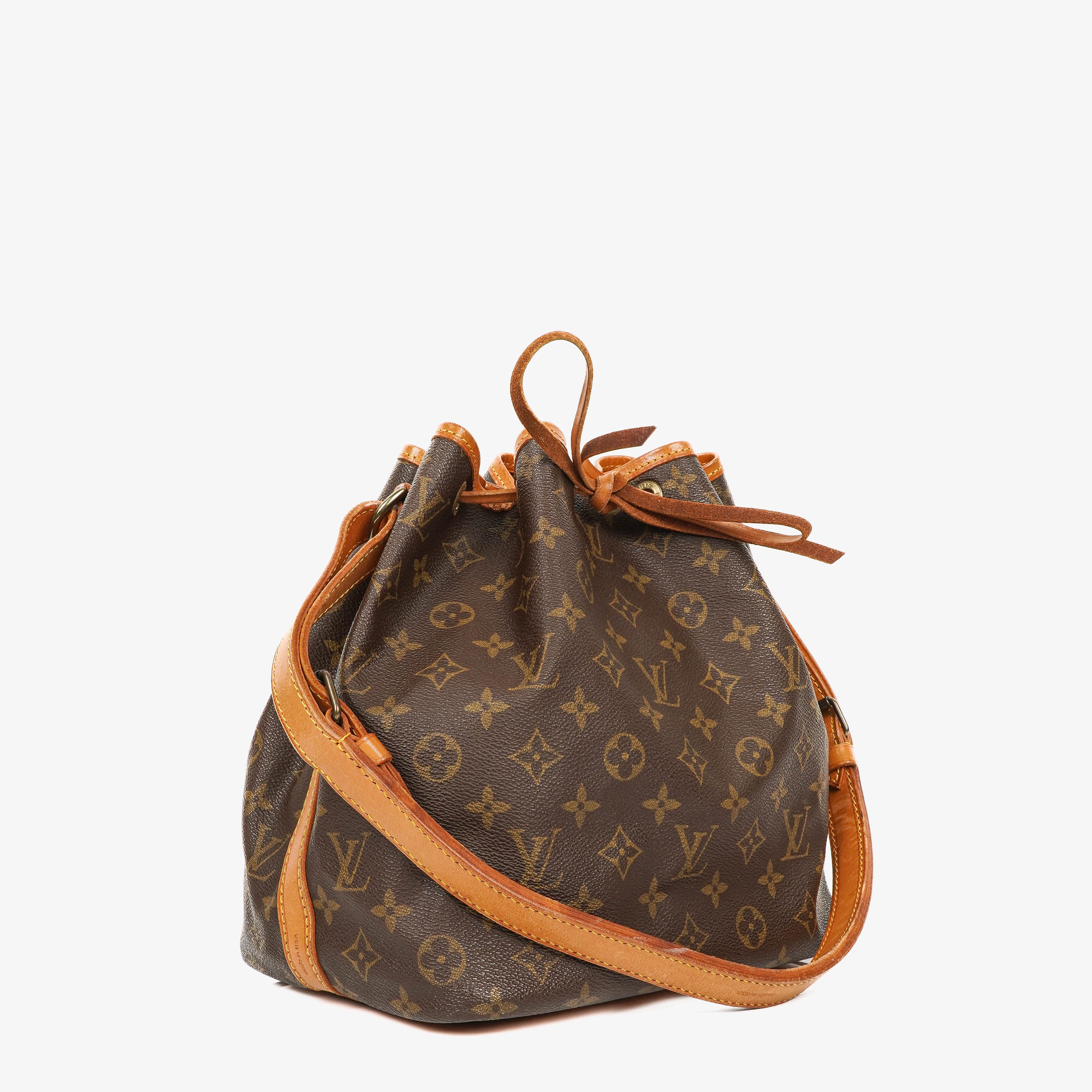 Louis Vuitton Petit Noe Monogram Canvas Schultertasche
