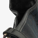 Gucci Black GG Canvas And Leather Jackie Hobo Bag
