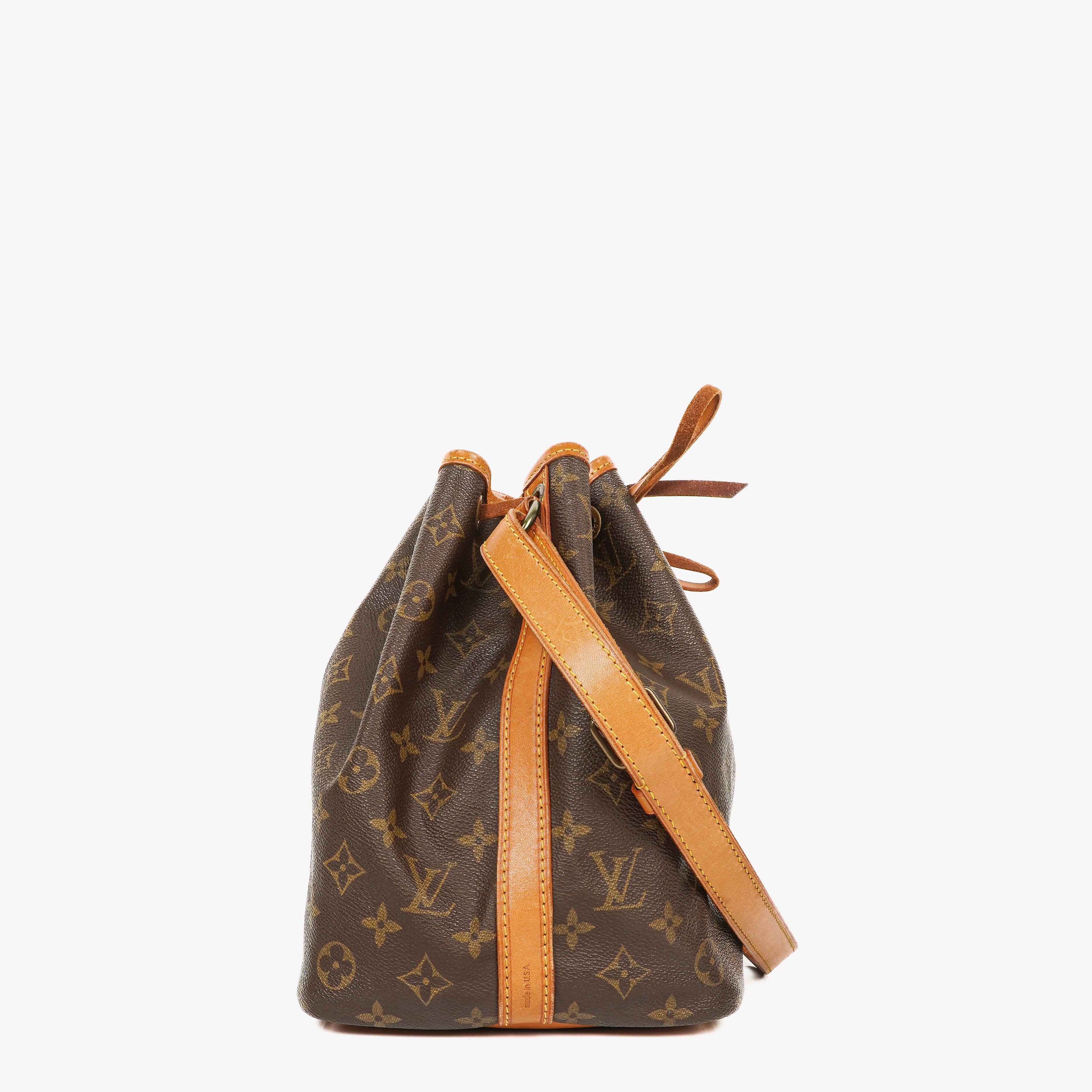 Louis Vuitton Petit Noe Monogram Canvas Schultertasche
