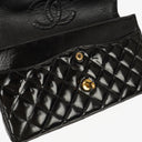 Chanel Medium Classic Double Flap Bag Black Quilted Lambskin &nbsp;24K Gold-Plated Hardware