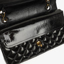 Chanel Medium Classic Double Flap Bag Black Quilted Lambskin &nbsp;24K Gold-Plated Hardware