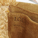 Loewe Natural Tan Calfskin Raffia Mini Gate Crossbody Bag&nbsp;