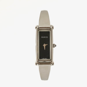 Gucci 1500L Rectangular Stainless Steel Watch