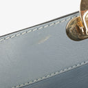 Valentino Garavani Rockstud Small Blue Calfskin Double Handle Tote Bag