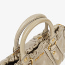 Miu Miu Vitello Light Grey Satchel Bag