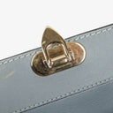 Valentino Garavani Rockstud Small Blue Calfskin Double Handle Tote Bag