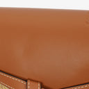 Loewe Natural Tan Calfskin Raffia Mini Gate Crossbody Bag&nbsp;