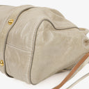 Miu Miu Vitello Light Grey Satchel Bag