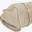 Miu Miu Vitello Light Grey Satchel Bag