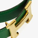 Hermes 32mm Courchevel Leather Cactus H Belt