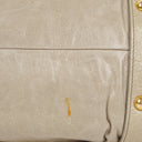 Miu Miu Vitello Light Grey Satchel Bag